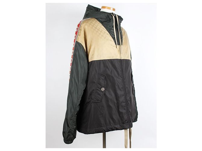 Gucci Anorak mit Jacquard-Logoband Schwarz - Ansicht 5