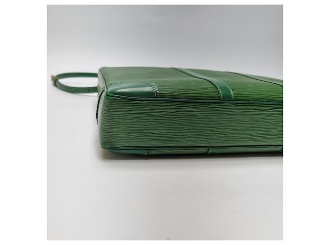 Louis Vuitton Mallette Epi Document Vert Unisexe (Mallette de Qualité Supérieure, Set Complet Article Rare) - vue 16
