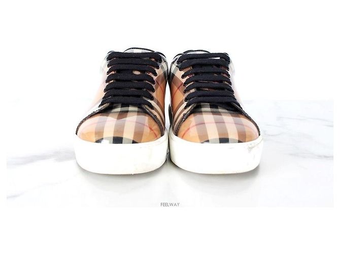 Burberry Sneakers Signature Check in PVC Multicolore - vista 4