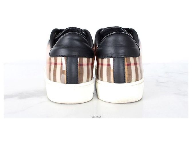 Burberry Sneakers Signature Check in PVC Multicolore - vista 5
