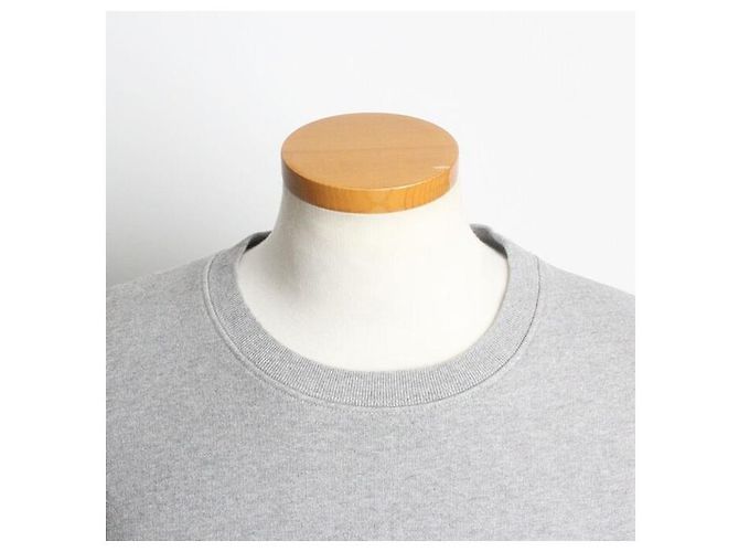 Balenciaga Sweatshirt mit besticktem Logo Grau Braun - Ansicht 5