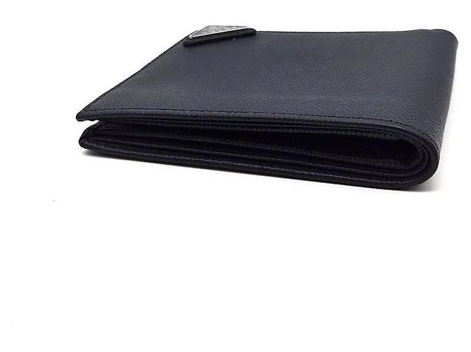 Prada Saffiano Wallet Blue - view 4