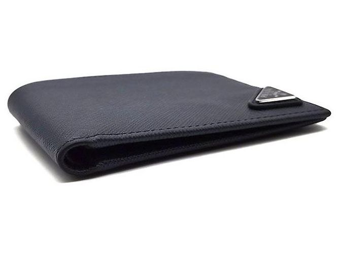 Prada Saffiano Wallet Blue - view 5