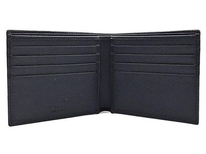Prada Saffiano Wallet Blue - view 6