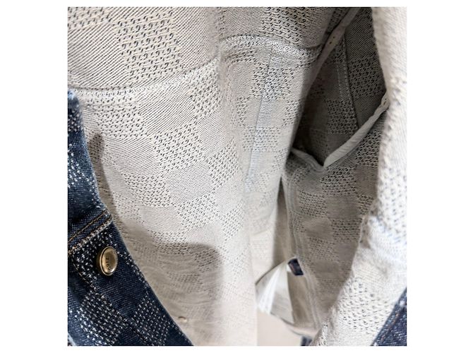 Louis Vuitton Damier Denim Hemdjacke (Größe Mehrfarben - Ansicht 8