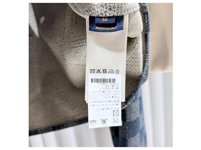 Louis Vuitton Damier Denim Hemdjacke (Größe Mehrfarben - Ansicht 9