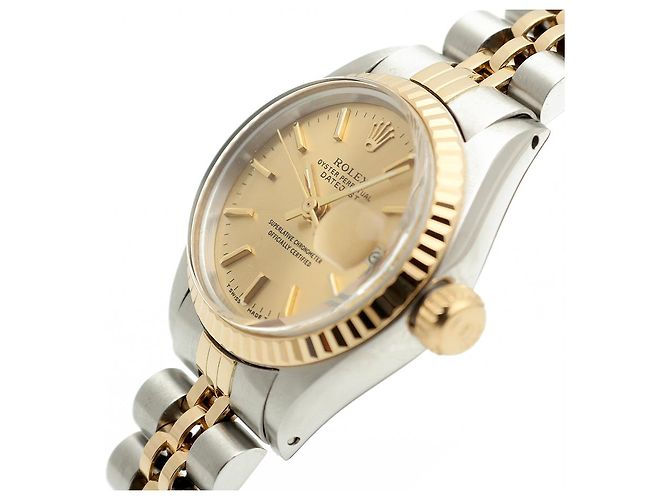 Rolex Orologio Vintage Lady Datejust da Donna Combinazione D'oro - vista 11