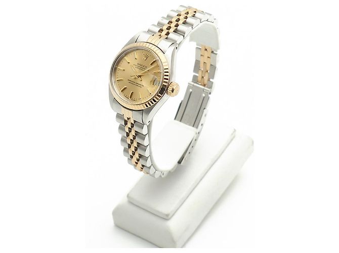 Rolex Orologio Vintage Lady Datejust da Donna Combinazione D'oro - vista 5