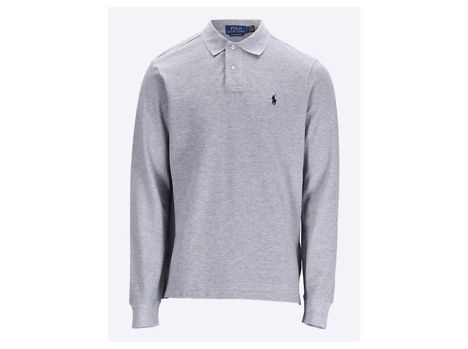 Ralph Lauren Langarm-Polo Braun - Ansicht 4