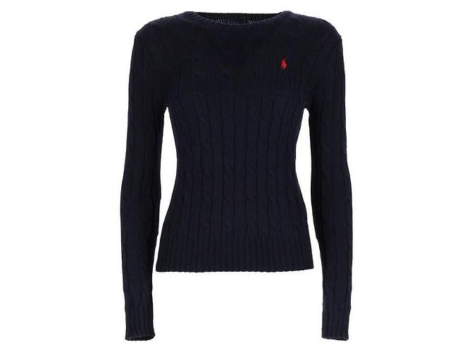 Ralph Lauren Strickpullover aus Pima-Baumwolle mit Zopfmuster und Pony-Logo - Ansicht 4