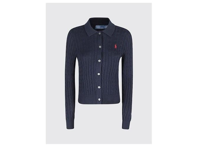 Ralph Lauren Strickjacke aus Baumwolle mit Zopfmuster - Ansicht 5
