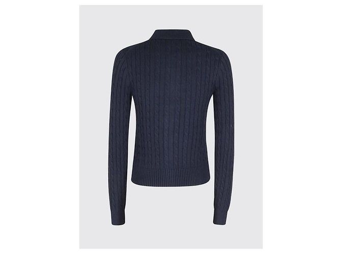 Ralph Lauren Strickjacke aus Baumwolle mit Zopfmuster - Ansicht 6
