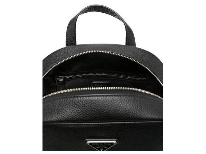Prada Leather Backpack Black - view 5