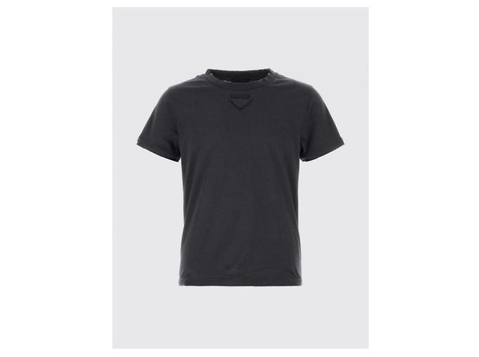 Prada Camiseta de algodón moldeable - vista 5
