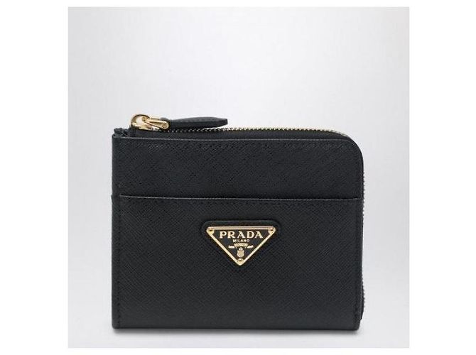 Prada Kleiner Saffiano-Leder-Geldbeutel mit Reißverschluss - Ansicht 4