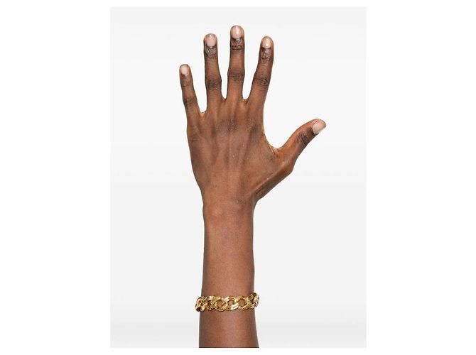 Saint Laurent Pulsera de cadena Dorado - vista 5