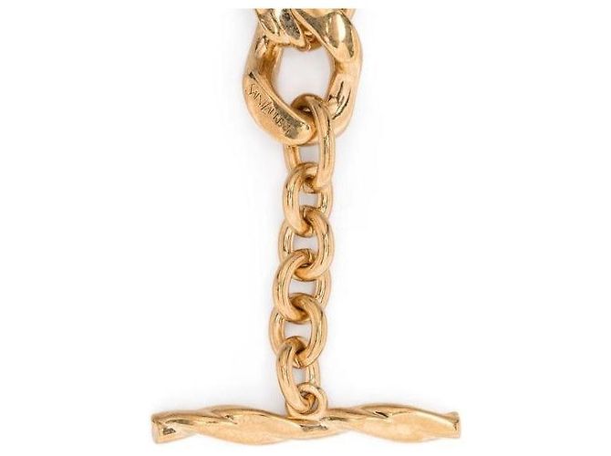 Saint Laurent Pulsera de cadena Dorado - vista 6