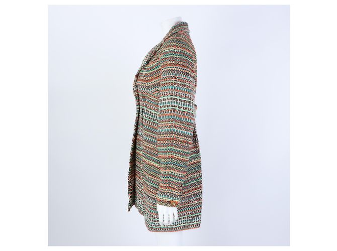 Chanel Tweed-Jacke Mehrfarben - Ansicht 2