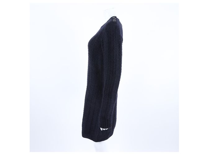 Vestido de punto Chanel Azul - vista 2