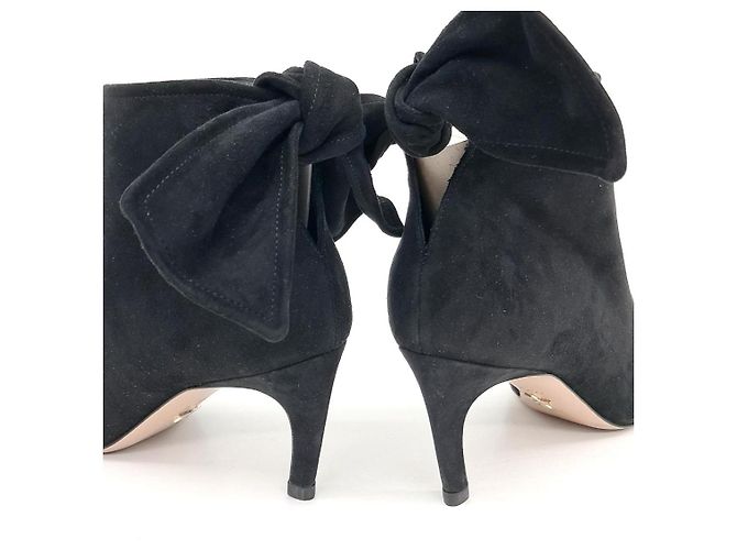 Botas de cano curto em camurça Christian Dior - vista 3