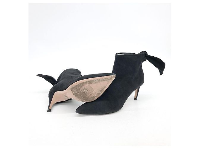Botas de cano curto em camurça Christian Dior - vista 4