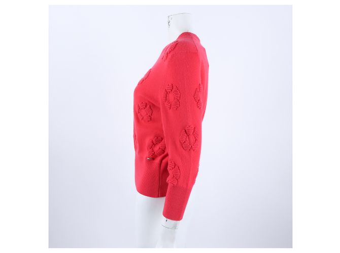 Chanel Pull à manches longues en cachemire Rose - vue 2