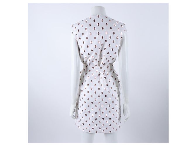 Hermès Vestido Blanco - vista 3