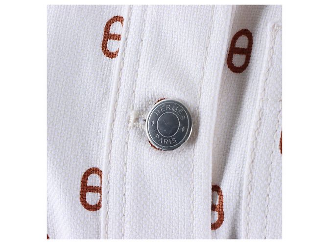 Hermès Vestido Blanco - vista 4