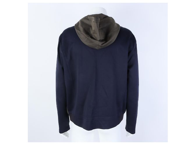 Giacca con cappuccio e zip Berluti Blu - vista 3