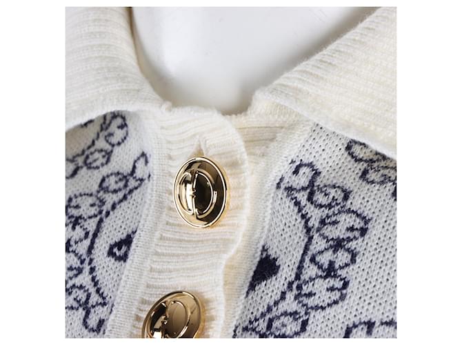 Gucci PK Kurzarm-Strickshirt Weiß - Ansicht 4