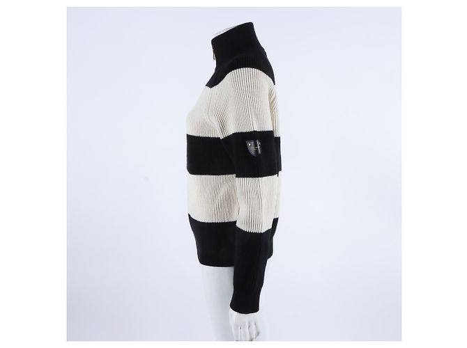 Louis Vuitton Strickjacke mit Reißverschluss Weiß - Ansicht 2