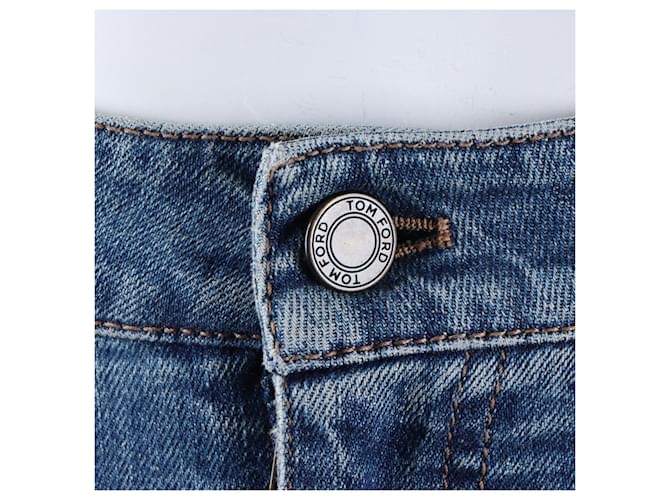 Tom Ford Falda vaquera Azul - vista 4