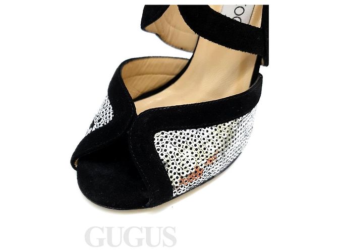 Jimmy Choo Sandali con paillettes - vista 5