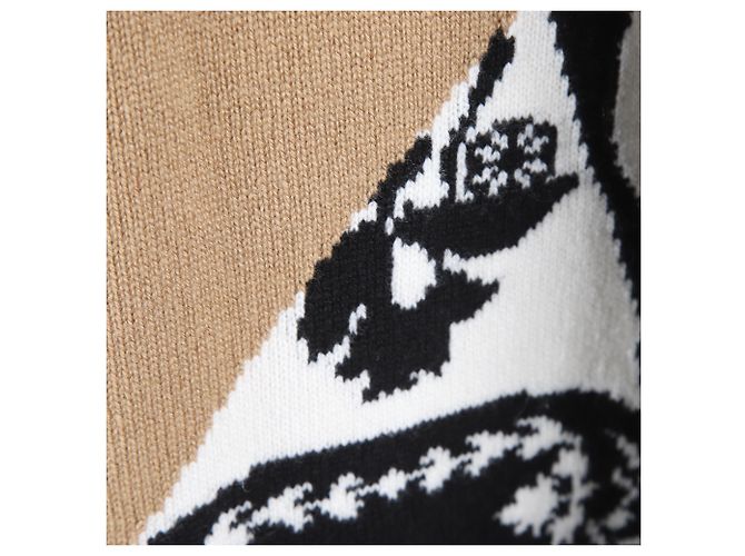 Hermès Poncho de cachemira Castaño - vista 4