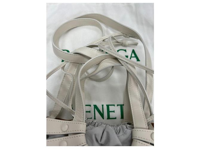 Bottega Veneta Refurbished White Shell Bag Weiß - Ansicht 4