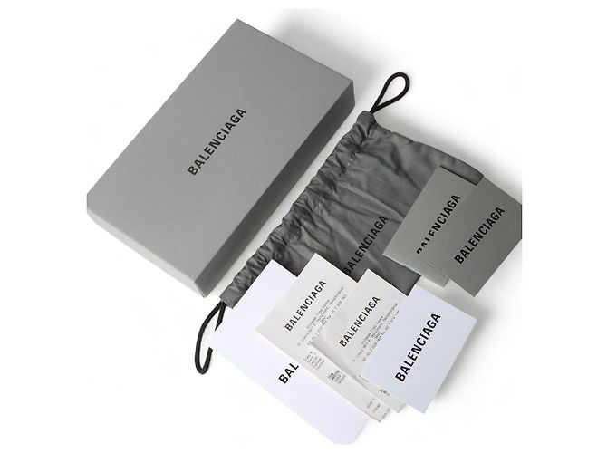 Balenciaga Mini borsa a tracolla Cash WOC Chain Wallet Nero - vista 8
