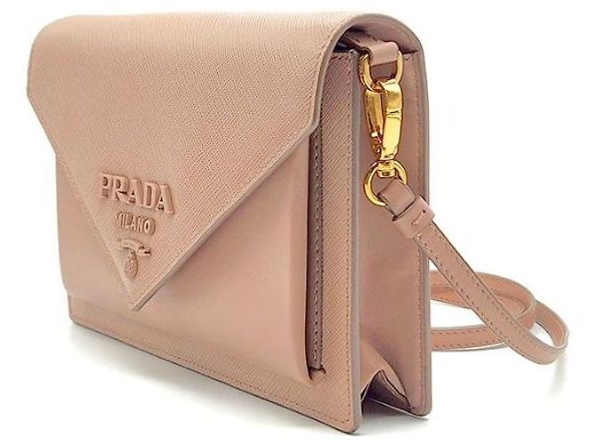 Prada Mini bandolera Saffiano Envelope Naranja - vista 2