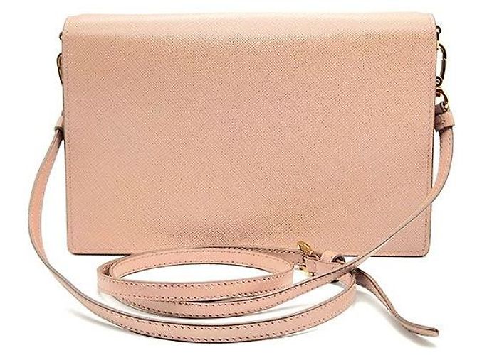 Prada Mini bandolera Saffiano Envelope Naranja - vista 3