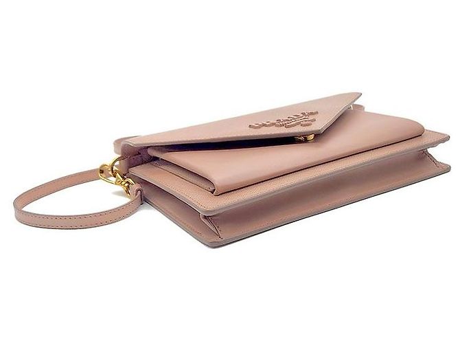 Prada Mini bandolera Saffiano Envelope Naranja - vista 7