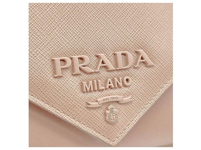 Prada Mini bandolera Saffiano Envelope Naranja - vista 8