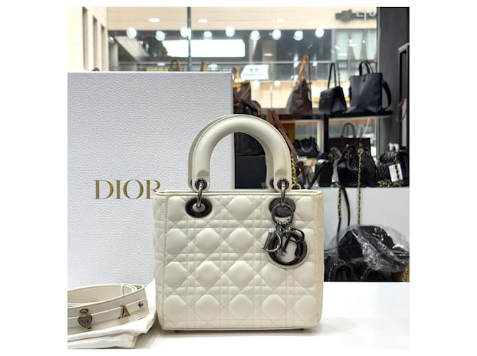 Lady Dior Small White Bianco - vista 3