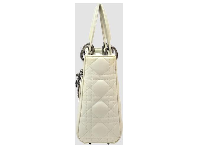 Lady Dior Small White Bianco - vista 6