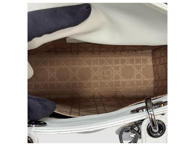 Lady Dior Small White Bianco - vista 8