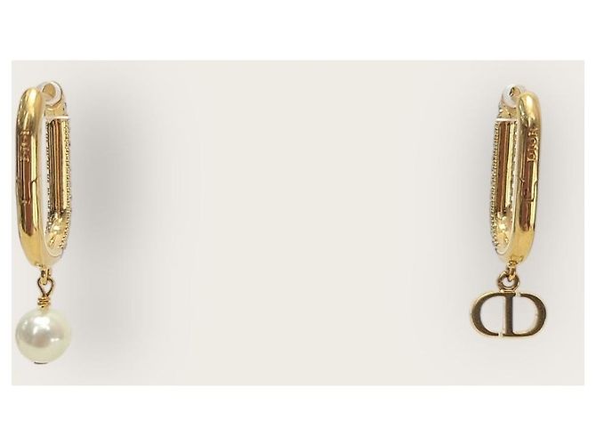 Dior Orecchini Fusion Crystal Pearl Gold D'oro - vista 4