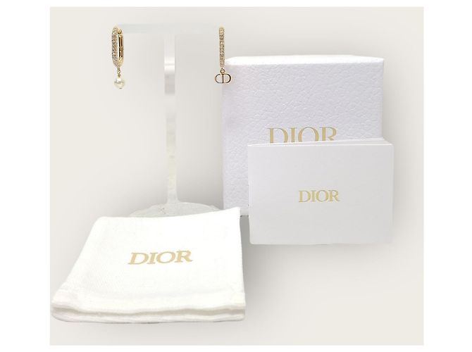 Dior Orecchini Fusion Crystal Pearl Gold D'oro - vista 5