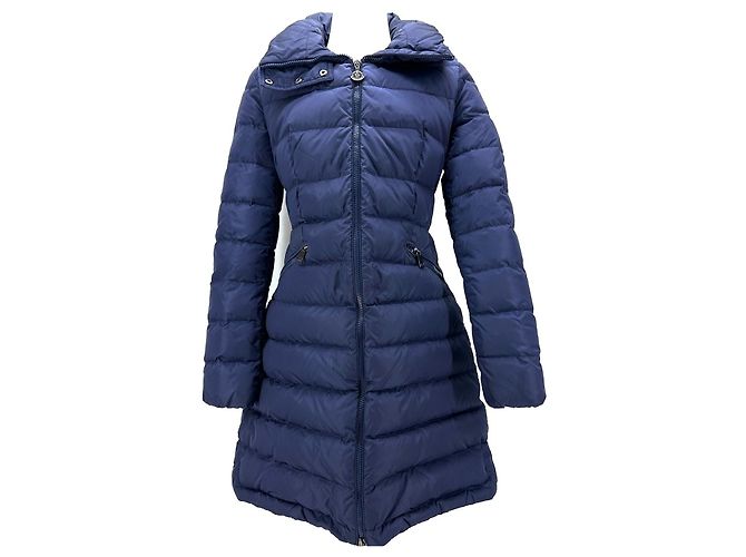 Chaqueta larga de plumón Moncler Flametta Azul - vista 2