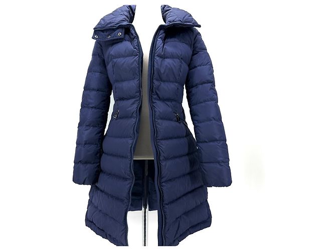 Chaqueta larga de plumón Moncler Flametta Azul - vista 3