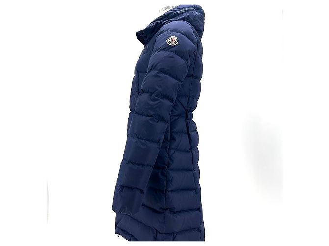 Chaqueta larga de plumón Moncler Flametta Azul - vista 4