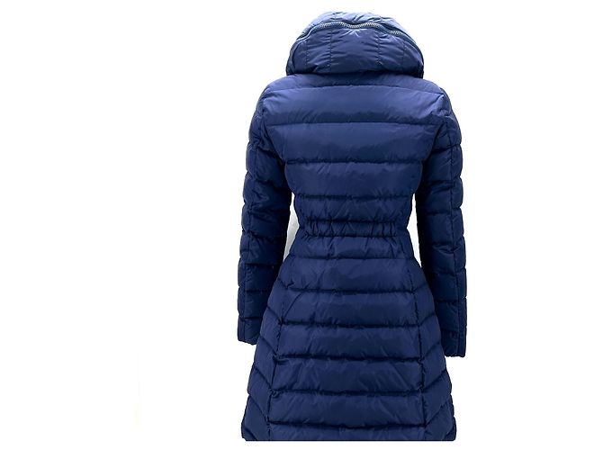 Chaqueta larga de plumón Moncler Flametta Azul - vista 6
