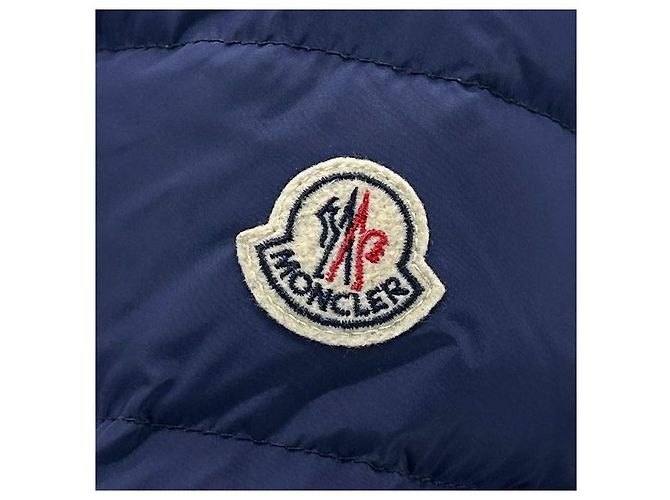 Chaqueta larga de plumón Moncler Flametta Azul - vista 7